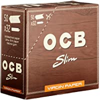 OCB Virgin Slim - Papel de fumar- 50 cajas x 32 hojas